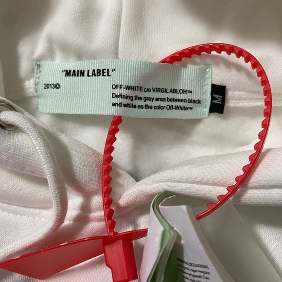 COPY - OFF-WHITE SEEING THINGS HOODIE 2013 ~ WHITE MEDIUM NEW WITH TAGS - Picture 4 of 9